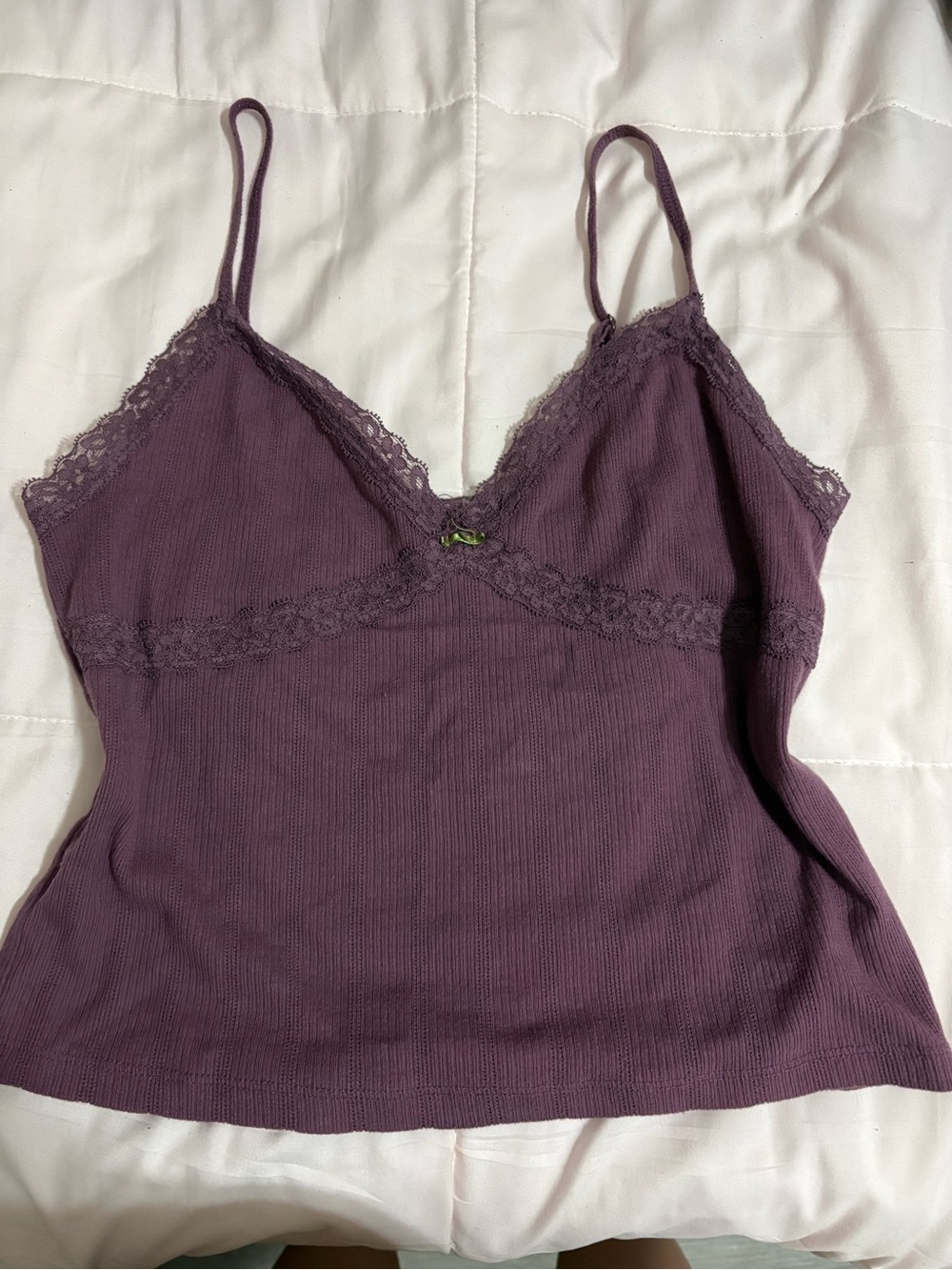 Aeropostale Plum Ribbed Tank Top